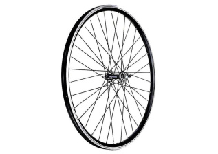 Колесо 27.5" переднее, двойной алю. обод, гайки, D-brake