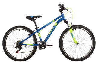 Велосипед NOVATRACK 24" BATTLER сталь 12'', синий, 6 скор.TZ500/TS-38/SG-6S, V-brake 161930