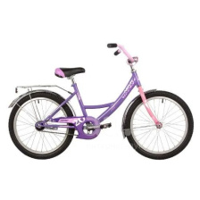 Велосипед NOVATRACK 20" VECTOR фиолет, защ А-тип, торм нож., крылья и багаж хром.,без доп кол 161822