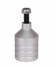 Пеги для трюкового самоката с осями8мм,20x55/35мм,алюминий,серебристые, 1 шт. 1300