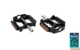 Педали HOGGER MTB алюминиевые, 109x90мм, резьба 9/16", промподшипники, черные