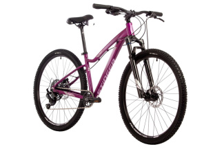 Велосипед STINGER 27.5" VEGA EVO фиолетовый, алюминий, размер 17" 168557 2024г