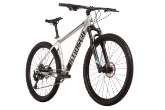 Велосипед STINGER 27.5" RELOAD STD серебристый, алюминий, размер 18" 163116