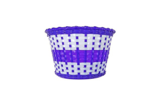 Корзина TRIX для детского велосипеда 12"-16", крепл на руль, 235х165х155мм, пласт красно-белая