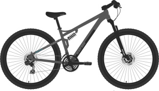 Велосипед BLACK AQUA Mount 2783 MD 27,5" (РФ) (серый)