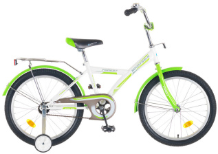 Велосипед NOVATRACK 20" YT FOREST белый-зеленый 201FOREST.WT5 #085498