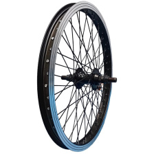 Колесо заднее 20" TRIX BMX обод алюминиевый, усиленный, 406х24,8/32х19.5мм, A/V, анодир, черн 8989