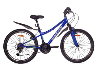 Велосипед BLACK AQUA Cross 1471 V 24" синий GL-205V
