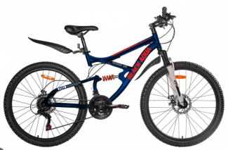 Велосипед BLACK AQUA Mount 1681 MD matt 26" (РФ) (морская волна) GL-315DTR 