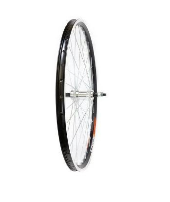 Колесо заднее 27,5" TRIX, обод алюминиевый, двойной, 36H, фрезерованный, кассета,4/25х21,4мм, черный фото 1