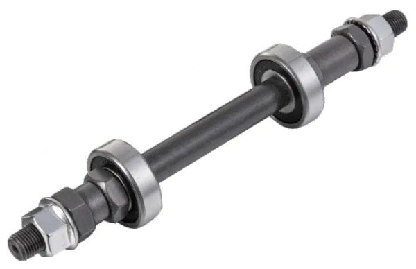 Ось задней втулки под кассет SF-AX04(R),под гайку,3/8 x175mm, на промп.(внут диам.10мм, внеш. лев.26 фото 1