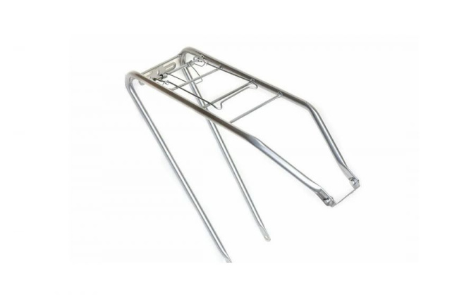 Багажник TRIX задний,  28", стальной, усиленный, серебристый фото 1