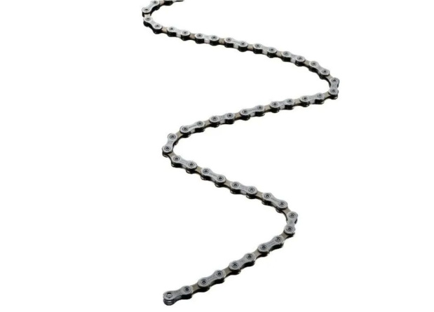 Цепь Shimano, HG601, 11 скоростей, 116 звеньев, пин, совместима с ROAD/MTB/E-BIKE, серебристая. фото 1