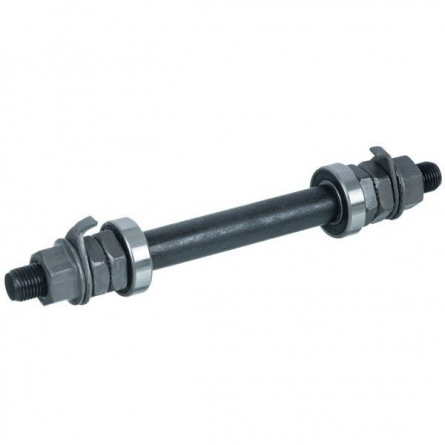 Ось с пром. подшипниками для втулок SF A03F 28H; O.L.D. 100MM; AXLE S45C 3/8"; под гайку 99027 фото 1