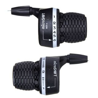 Шифтеры Microshift MS-25 3 friction/6 indeХ, компл.из 2-х шт. на 3 и 6 скоростей фото 1