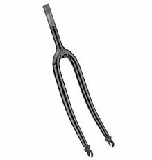 Вилка 28" 1" ЖВМЗ жесткая резьбовая, V-обр.торм., стальная черная, шток 164мм 110134 фото 1