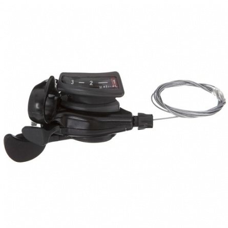 Шифтеры Microshift TS50-L, 3 скорости, с тросом 1800 мм 74063 фото 1