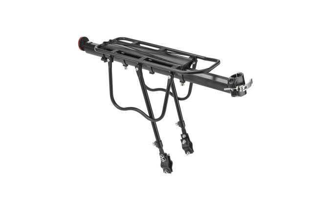 Багажник TRIX задний, 20"-29", алюминиевый, регулируемый по высоте, с быстросъемным креплением за по фото 1