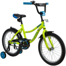 Велосипед FOXX 20", NEPTUNE салатовый, защита цепи, короткие крылья, нет багажника 173609